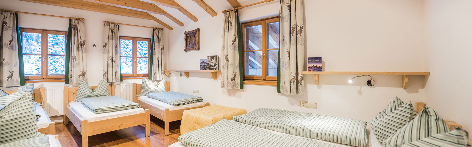 Schlafen in der Talschlusshütte Fischleintal